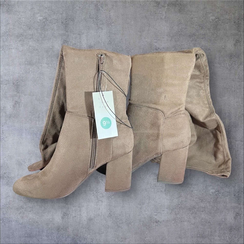 Sexy Ultra high Over Knee Block Heeled Boots by A New Day
